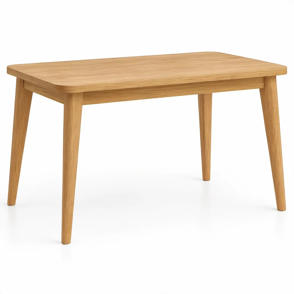 Mesa de Jantar Retangular em Carvalho Natural 120 x 75 x 75 cm