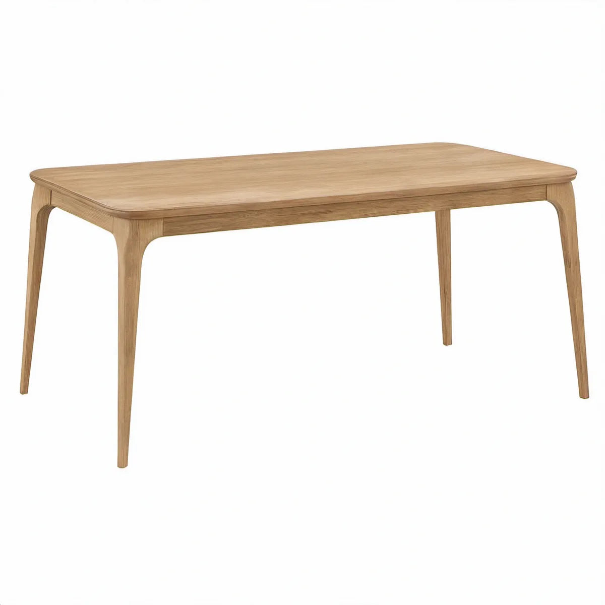 Mesa de Jantar Retangular em Carvalho Natural 140 x 80 x 75 cm